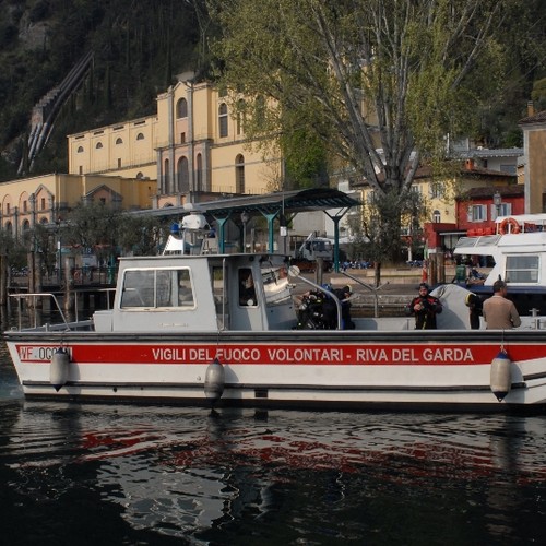 Gruppo Sommozzatori Riva - Giornata Ecologica 2013 - I vigili del fuoco di Riva del Garda