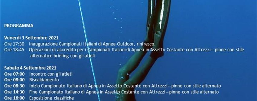 Campionati Italiani Open di Apnea Outdoor - Riva del Garda