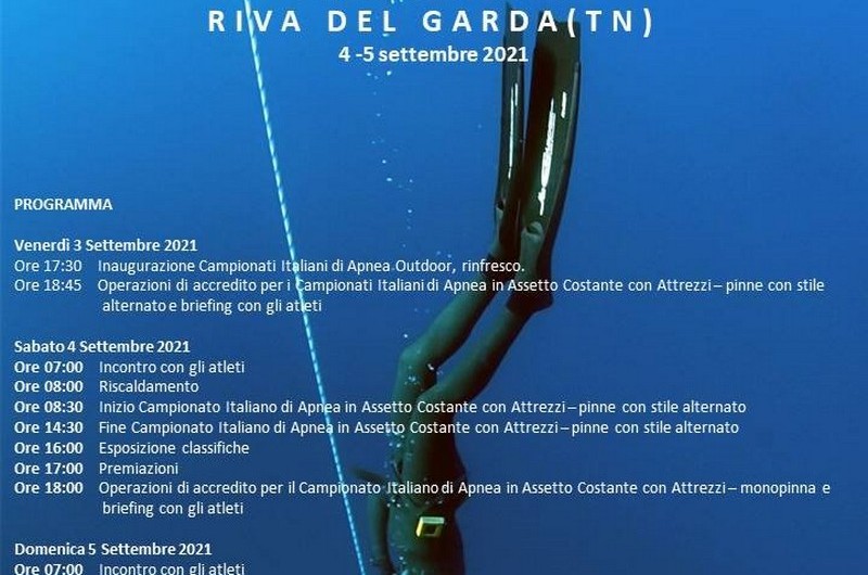 Campionati Italiani Open di Apnea Outdoor - Riva del Garda